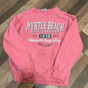 Vintage Tsunami Surf Shop Pink Myrtle Beach South Carolina Merch Size Medium